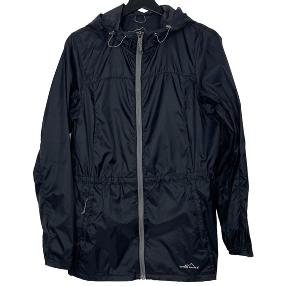 Eddie Bauer Women's Rainy Pass Water-repellent Jacket Black S
